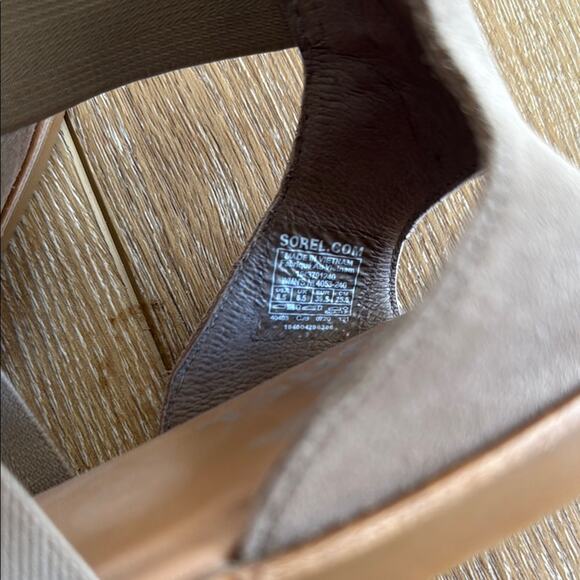 Sorel Ella II Sandals - Tan and Rose Gold Size 8.5 - Picture 4 of 7